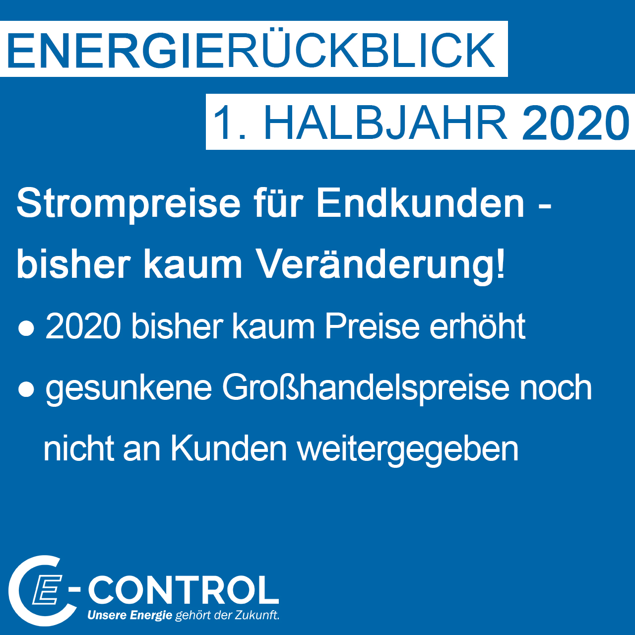 Kaum Veränderung bei Strompreisen für Endkunden