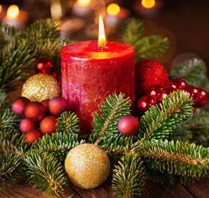 Weihnachtskerze